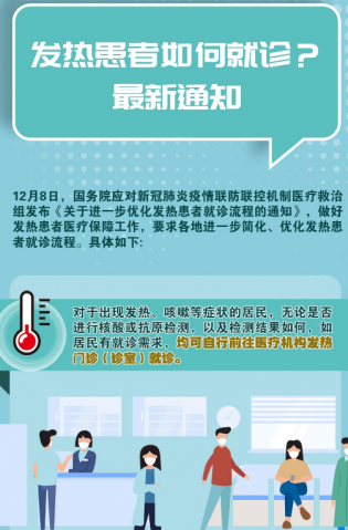 發(fā)熱患者如何就診？最新通知