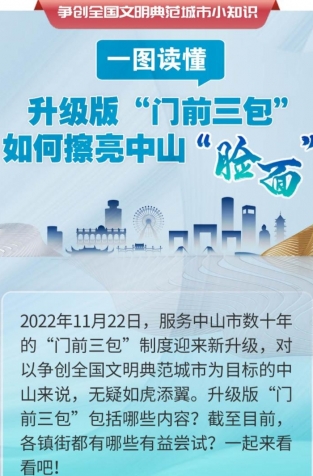 一圖讀懂 | 升級(jí)版“門(mén)前三包”如何擦亮中山“臉面”？