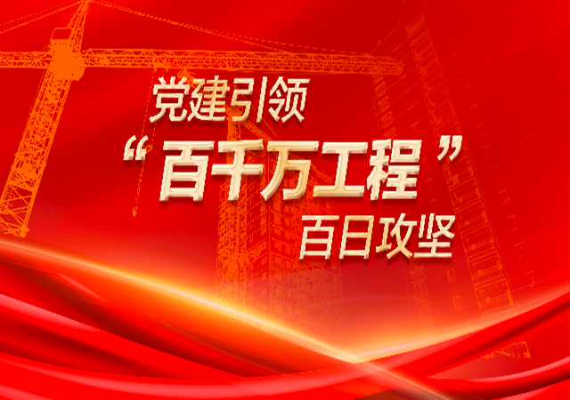 專題丨黨建引領“百千萬工程”百日攻堅